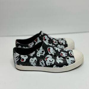 Native x Disney Mickey Mouse Black Slip On Adult Shoes Womens 7/ Mens 5